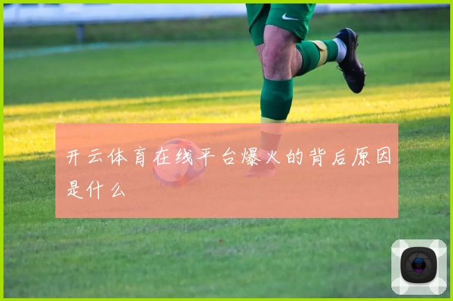 开云体育在线平台爆火的背后原因是什么
